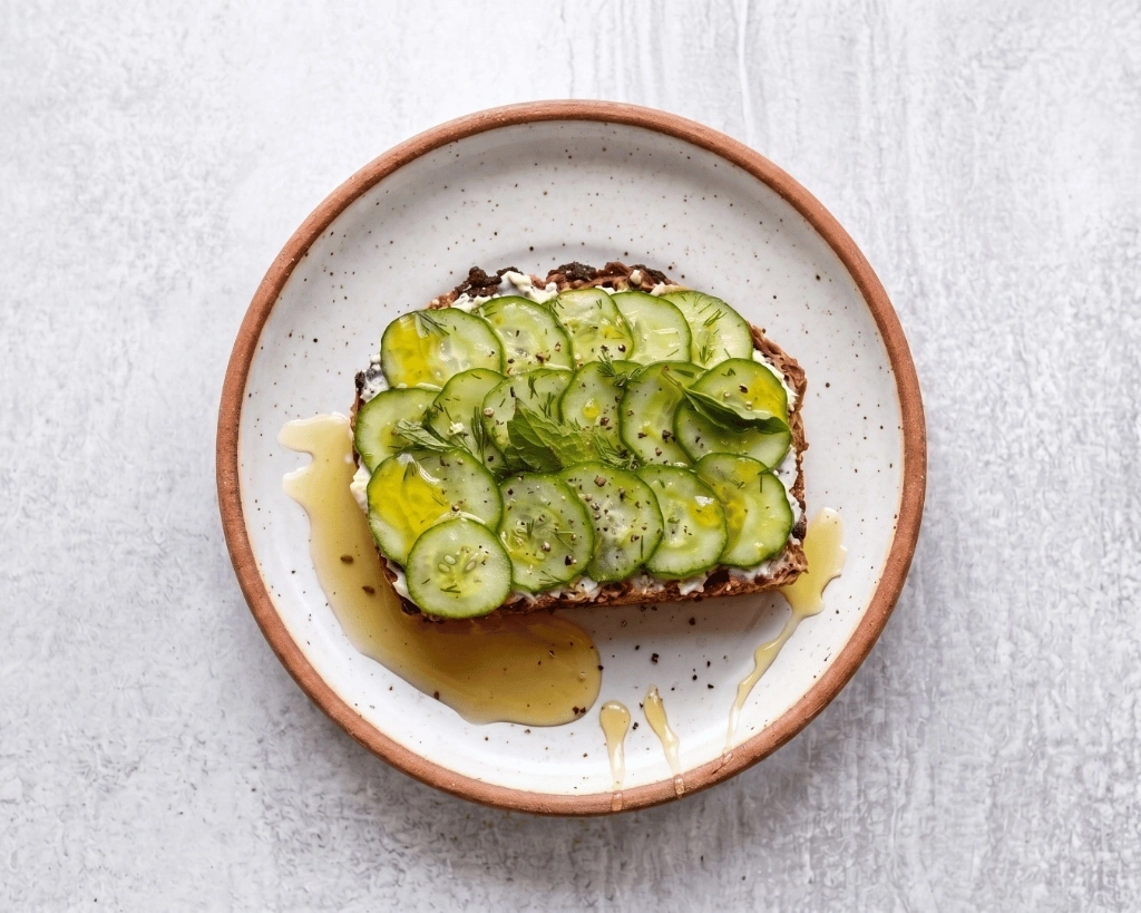 Zesty Lemon Sea Moss Cucumber Toast — Isle of Moss Recipe