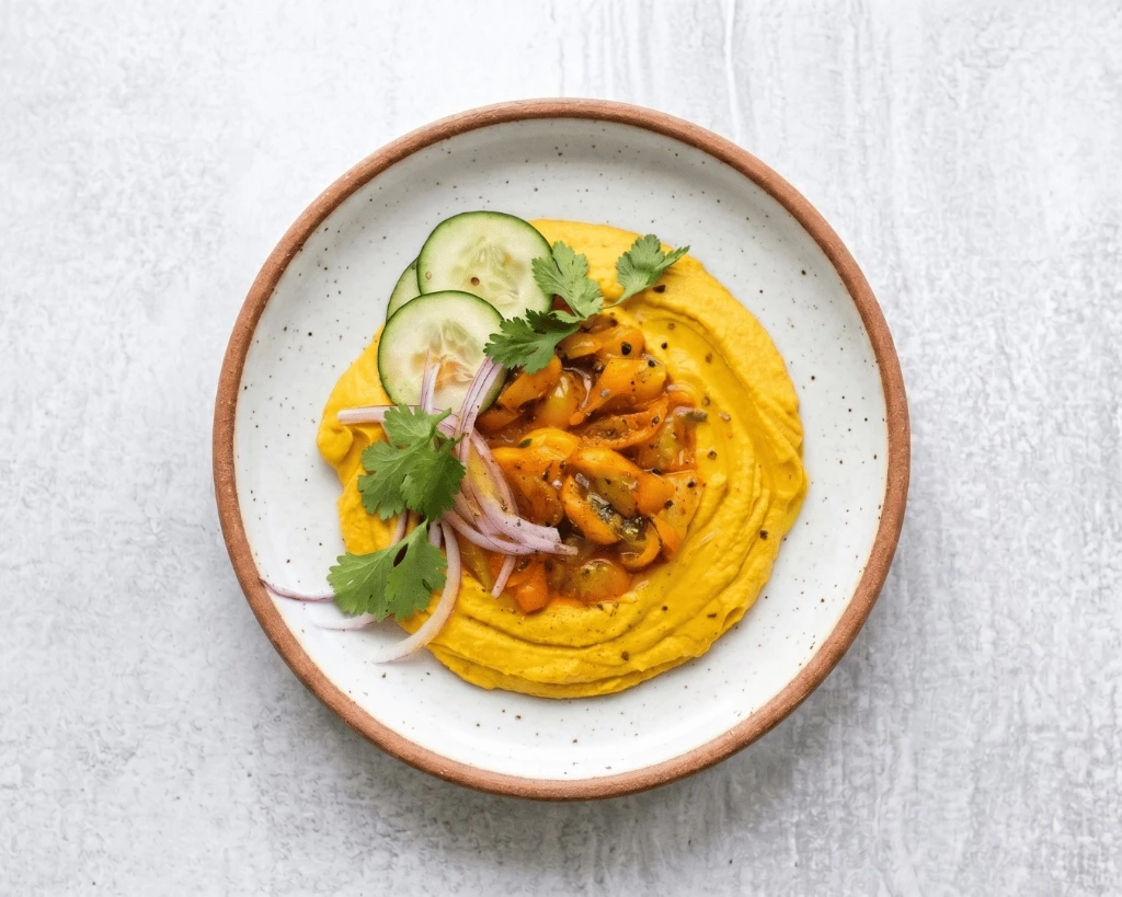 Sea Moss Ginger-Turmeric Hummus with Sungold Tomatoes — Isle of Moss Recipe